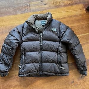 Brown North Face Puffer Jacket